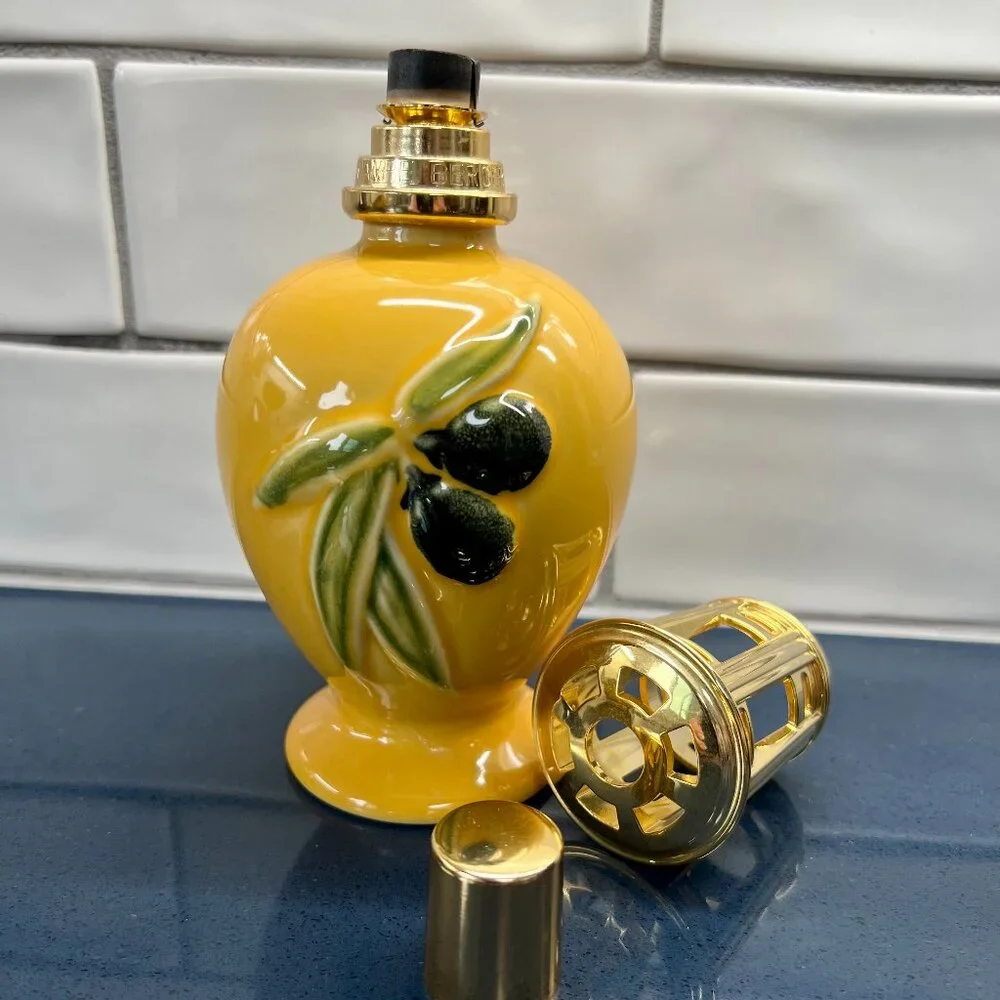 Vintage Lampe Berger Paris Olive Branch Fragrance Diffuser & Bag